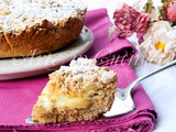 Torta con biscotti secchi alla crema di limone e mele