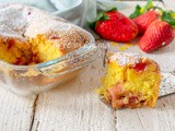 Torta con fragole e crema pasticcera