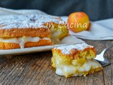 Torta con mele e crema al latte veloce