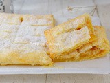 Torta con sfoglia mele e marmellata