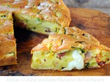 Torta con zucchine e salumi ricetta salata veloce