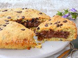 Torta cookie alla nutella