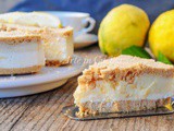 Torta di biscotti al limone e ricotta dolce veloce