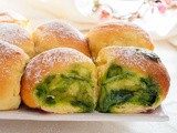 Torta di brioche al pistacchio