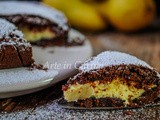 Torta di frolla al cioccolato ricotta e pera