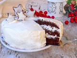 Torta di Natale panna e nutella