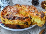 Torta di panettone mele e crema