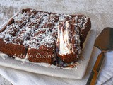Torta di pavesini gelato con nutella