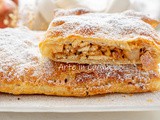 Torta di sfoglia con mele tipo strudel