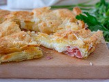 Torta di sfoglia prosciutto e ricotta