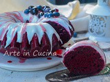 Torta elegante red velvet per Capodanno