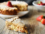 Torta fragole e mascarpone con base di biscotti