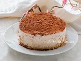 Torta fredda al caffè con yogurt