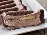 Torta gelato al cioccolato e biscotti togo