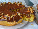 Torta noci e nutella dolce autunnale