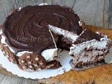 Torta pan di stelle alla nutella e panna