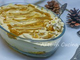 Torta pandoro con crema zabaione al caffè