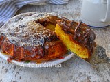 Torta rovesciata crema e cioccolato