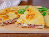 Torta rustica speck e tonno in padella