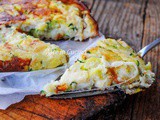 Torta salata senza uova zucchine e ricotta in padella