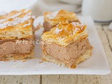 Torta semifredda con pasta sfoglia al cioccolato