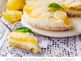 Torta senza cottura al limone ricotta e mandorle