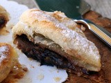 Torta sfogliata pere cioccolato nutella