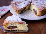 Torta solo albumi ripiena di biscotti ricetta facile