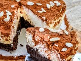 Torta tartufo al cioccolato bianco senza farina