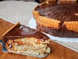 Torta tedesca con biscotti e cioccolato ricetta veloce