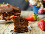 Torta veloce mandorle e cioccolato alla crema