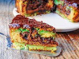 Torta versata alla menta e nutella ricetta veloce