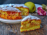 Torta versata mele e amaretti