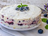 Torta yogurt e marmellata senza cottura