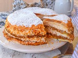 Torta zuppetta al tiramisù dolce al caffè