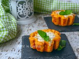 Tortini di zucca flan leggeri alla ricotta