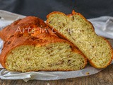 Treccia brioche al cocco e scaglie di cioccolato