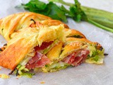 Treccia con zucchine e speck