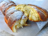 Treccia di pan brioche morbida