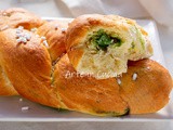 Treccia pan brioche al pistacchio