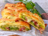 Treccia speck e zucchine con sfoglia