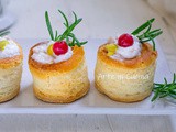 Vol au vent con mousse di mortadella e philadelphia