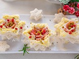 Vol au vent di pane tartine di Capodanno