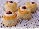 Vol au vent ripieni dolci con crema leggera