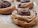 Zeppole al forno con nutella