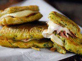 Zucchine in carrozza farcite con prosciutto