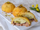 Zuccotto nutella e pistacchio monoporzione