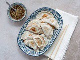 Beef and Mushroom Dumplings with Asian Dipping Sauce
