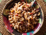 Cheesy Skillet Beef Goulash