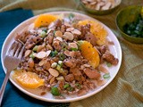 Citrus Honey Soy Chicken with Toasted Almond Farro